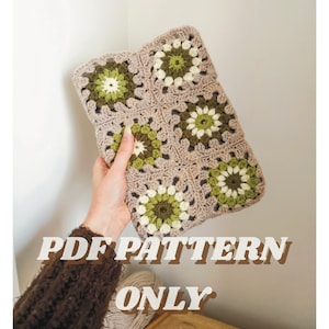 Instant Download Crochet iPad Tablet Cosy PDF PATTERN Only Tablet Case Book Sleeve DIY Tutorial image 4