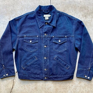 Vintage 80s, Calvin Klein, Wash to Fade, Denim Jean Jacket