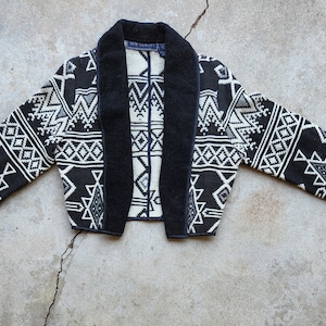 Vintage 90s Kimono Style Cropped Jacket