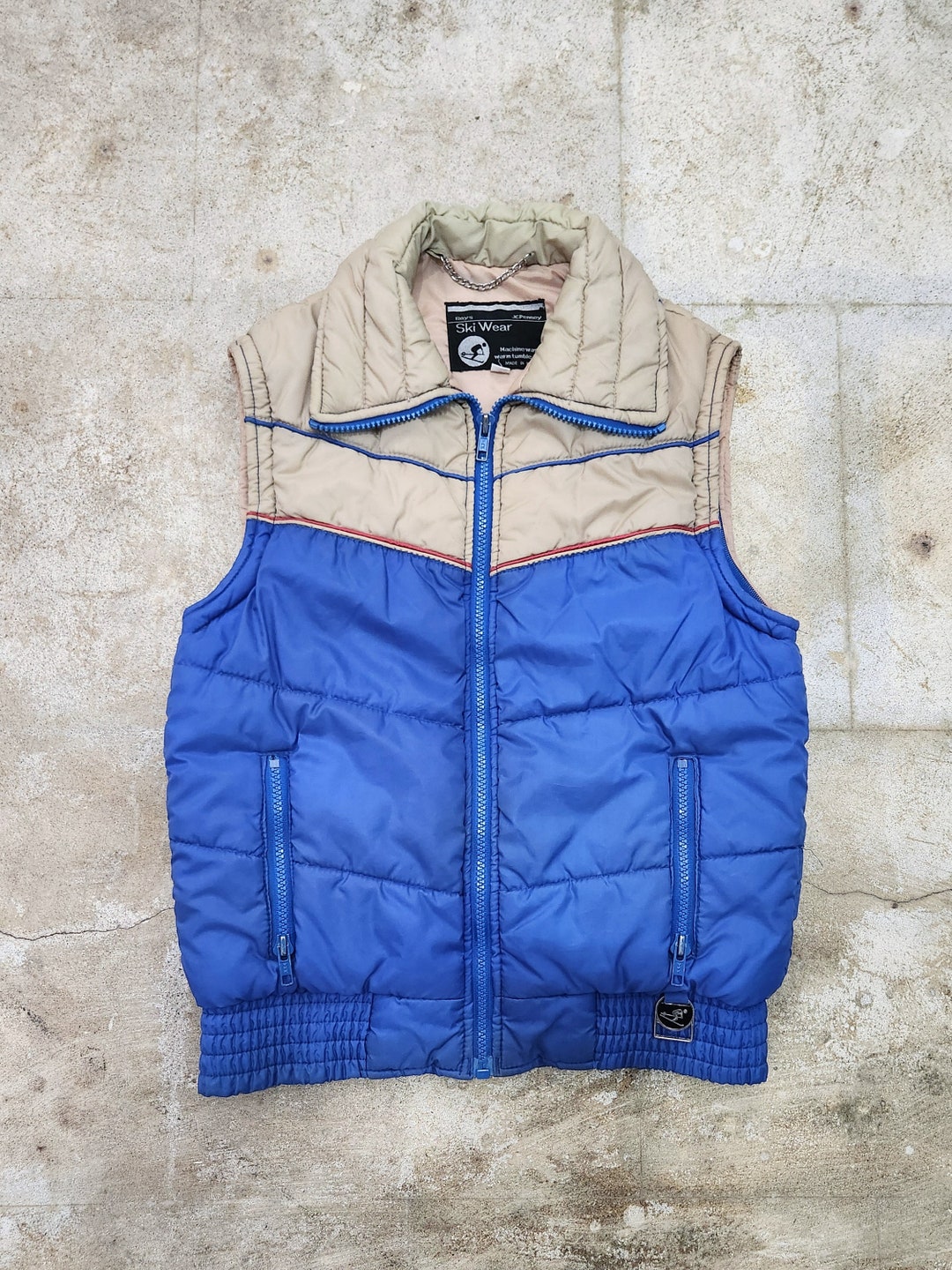 Vintage 70s Kids Ski Vest Etsy