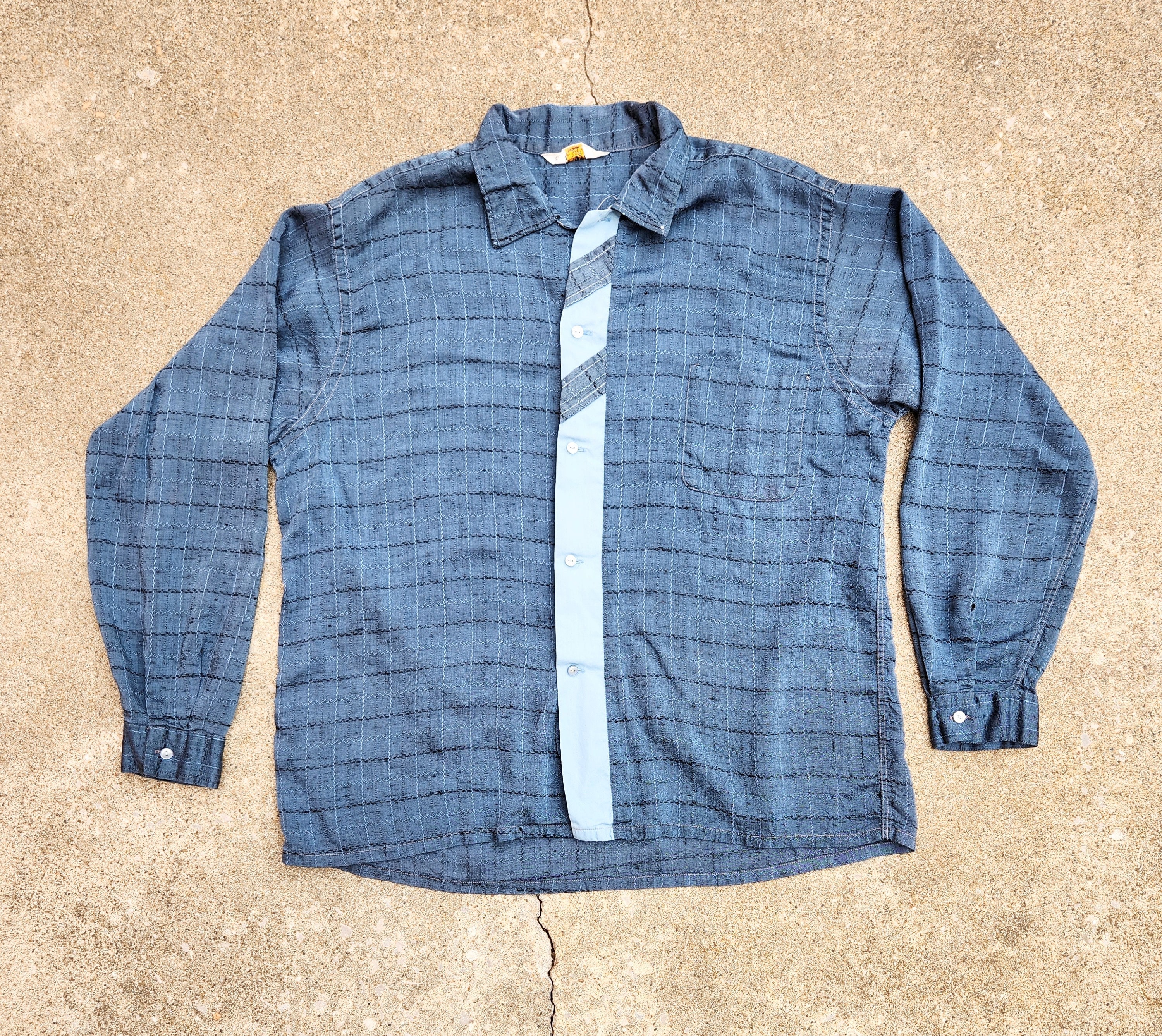 50s Gabardine Shirt - Etsy 50s Gabardine Shirt - Etsy