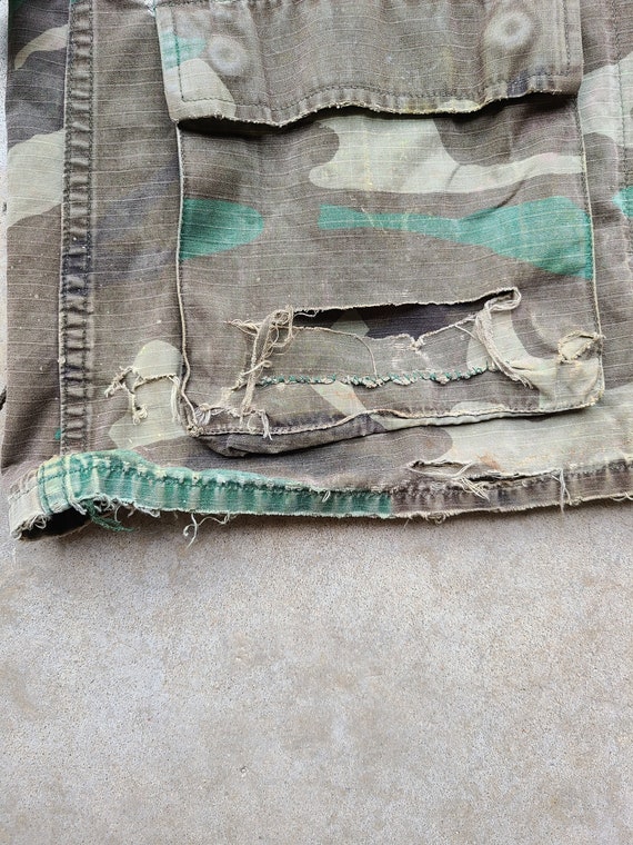 Vintage 80s, Camo, Camouflage, Thrashed, Army, Ja… - image 3