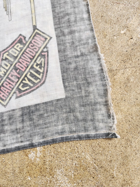 Vintage 90s Harley Davidson Bandana - image 6