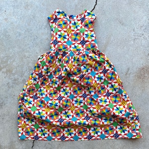 Vintage 60s, Kids Geometric Dress