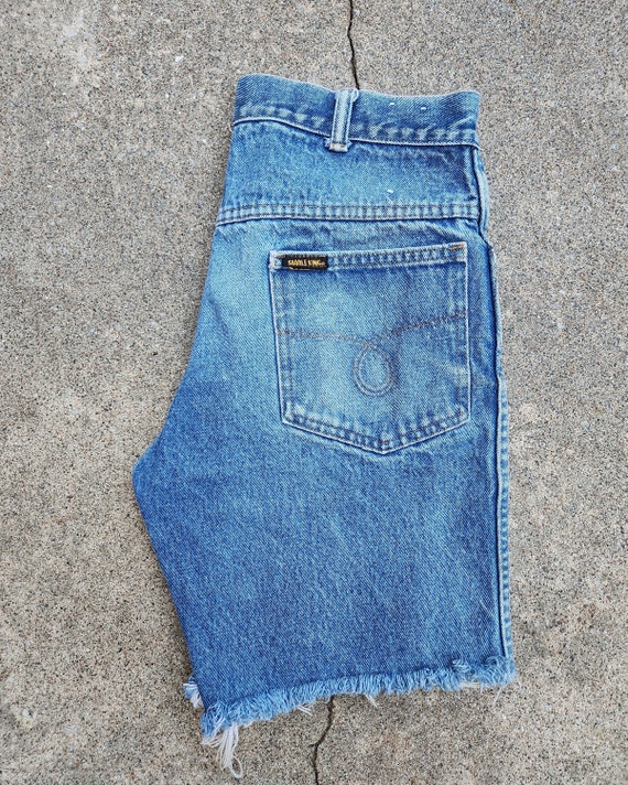 Vintage 70s, Saddle King, Cut Offs, Jean Shorts - image 1