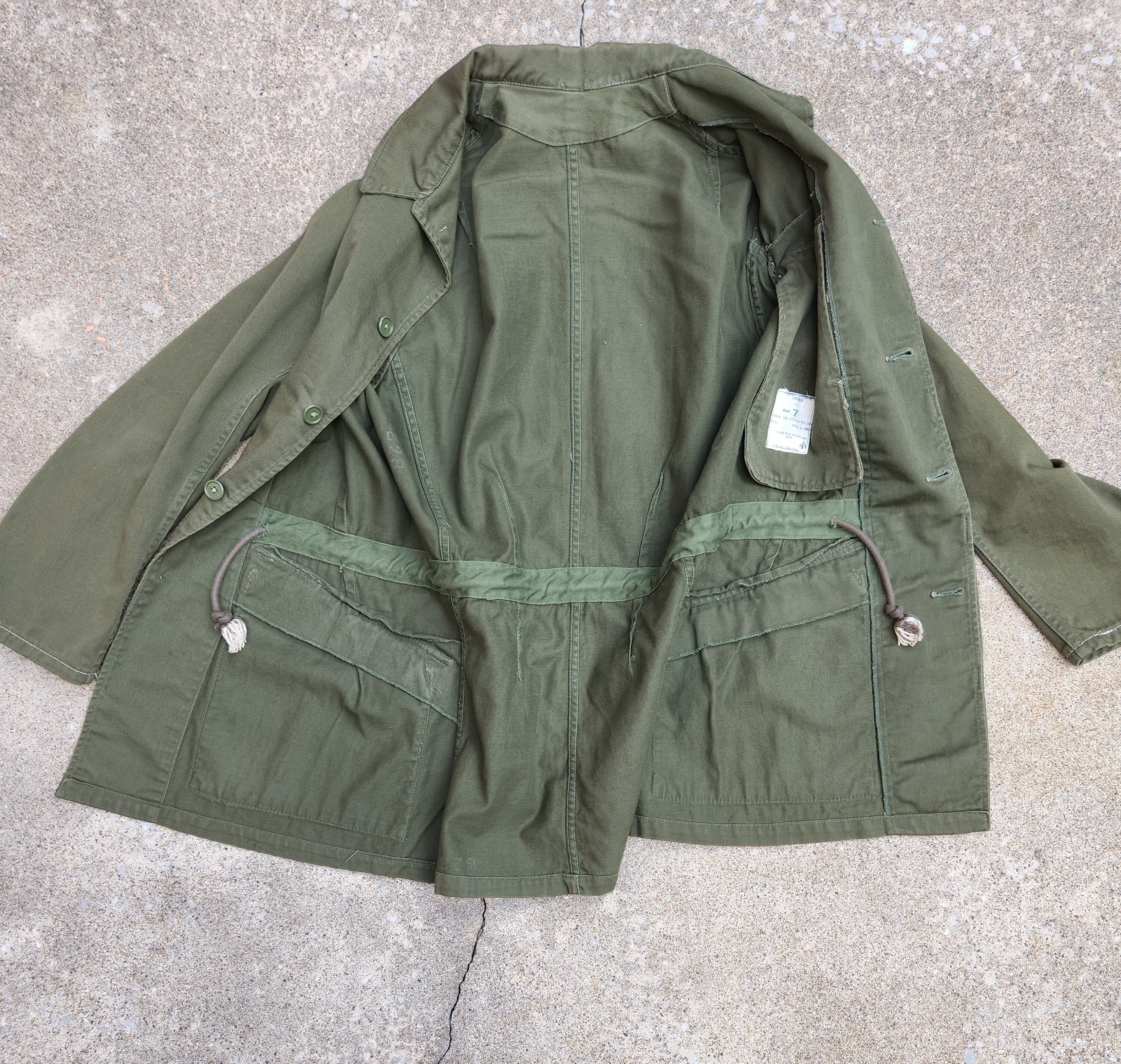 Original British Army Jacket Smock Desert Camo Ripstop Parka