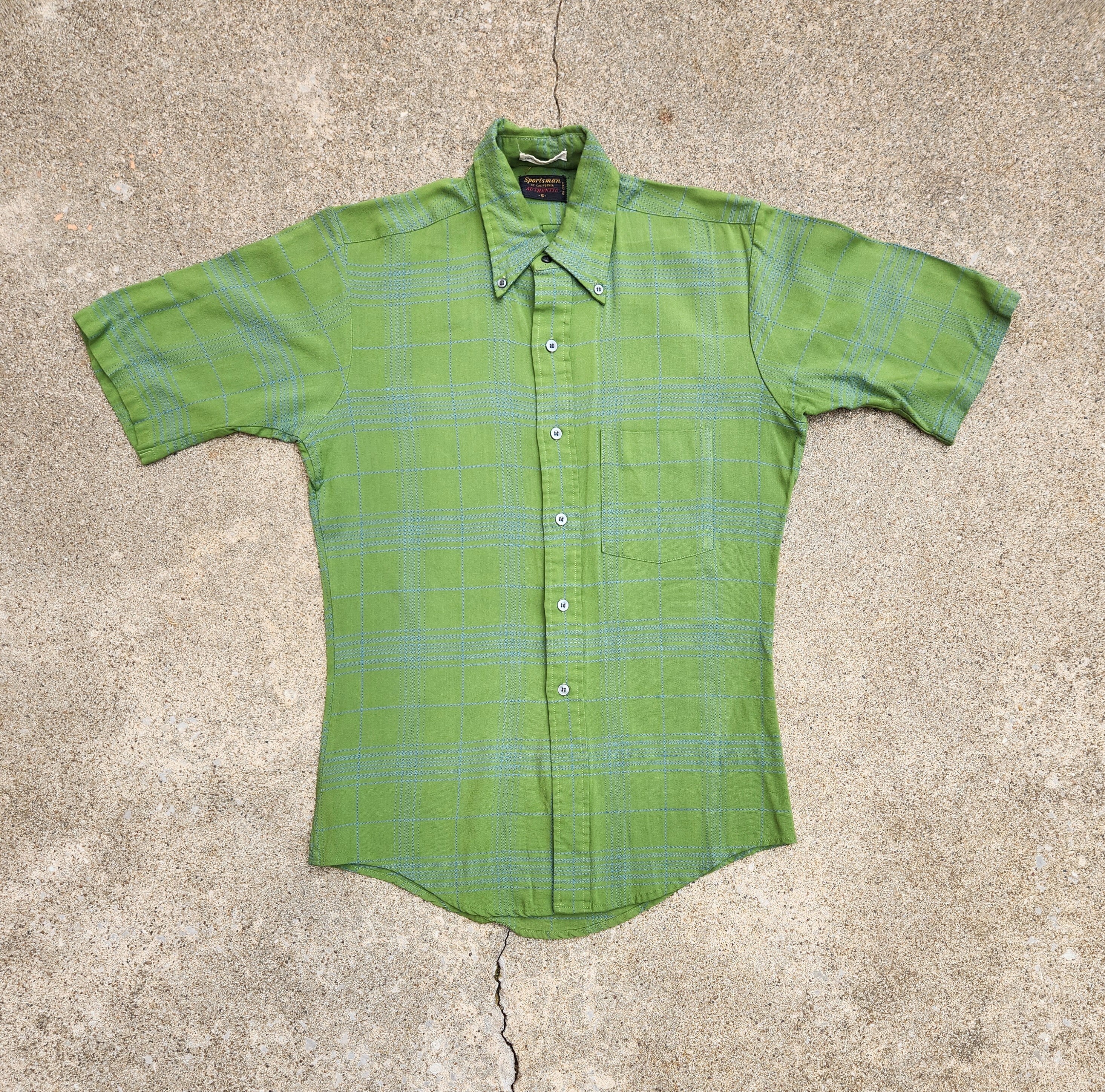 在庫僅少】 50's vintage shirts opencolor rayon シャツ