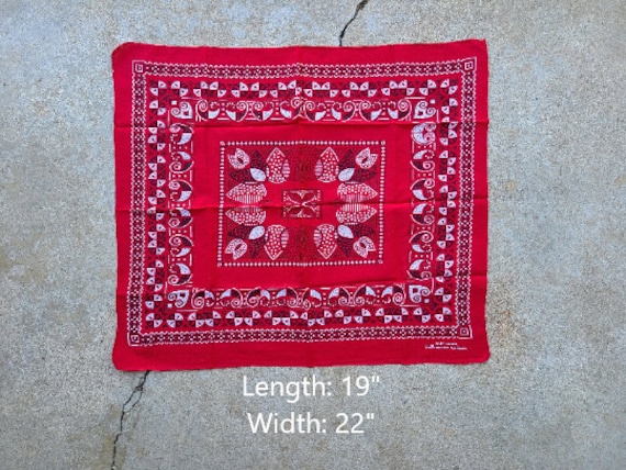 小物 60s Dot a Bandanna Red and White Polka Dot Bandana Rosie the Riveter Halloween