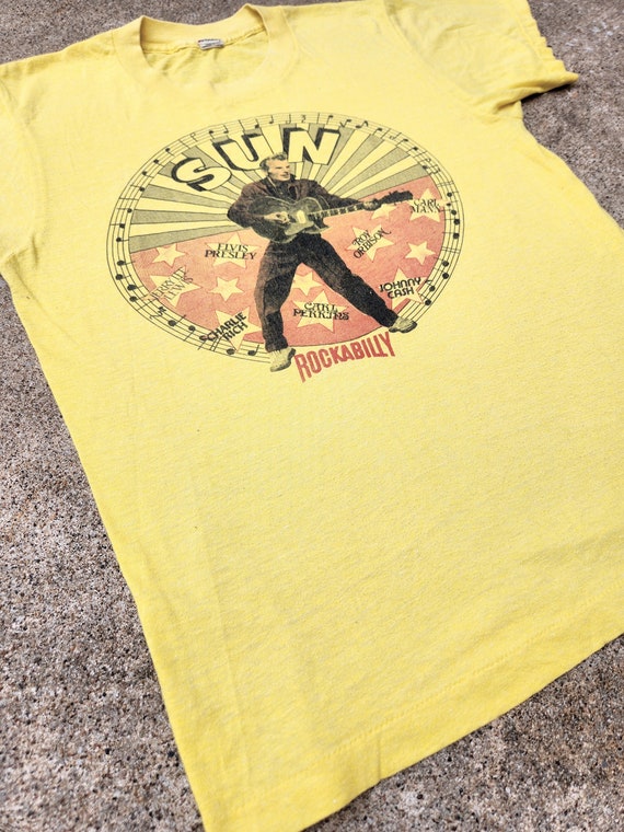 Vintage 80s, SUN Records, Rockabilly, Band Tee, G… - image 4