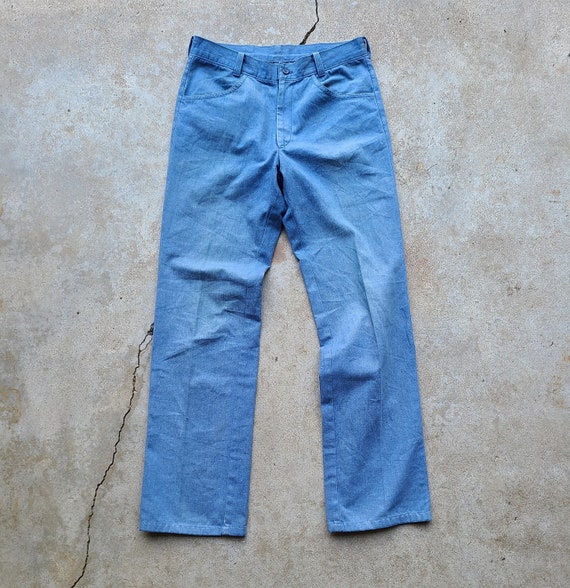 Vintage 50s/60s, Blue Jeans With Talon Zipper - image 3