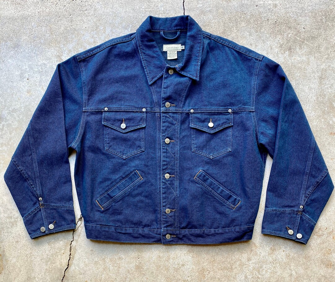 Vintage 80s, Calvin Klein, Wash to Fade, Denim Jean Jacket - Etsy Vintage 80s, Calvin Klein, Wash to Fade, Denim Jean Jacket - Etsy