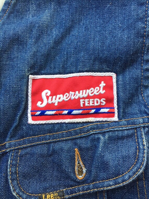 Vintage 80s Lee Storm Rider Sherpa Lined Denim Ve… - image 4