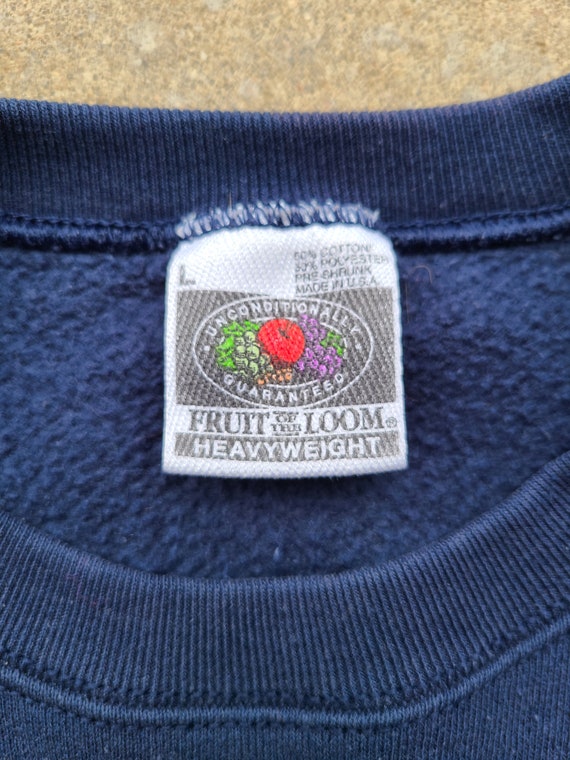 90s fruit of the loom blank sweat black