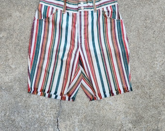 Vintage 60s, Striped, Cut-off, Shorts