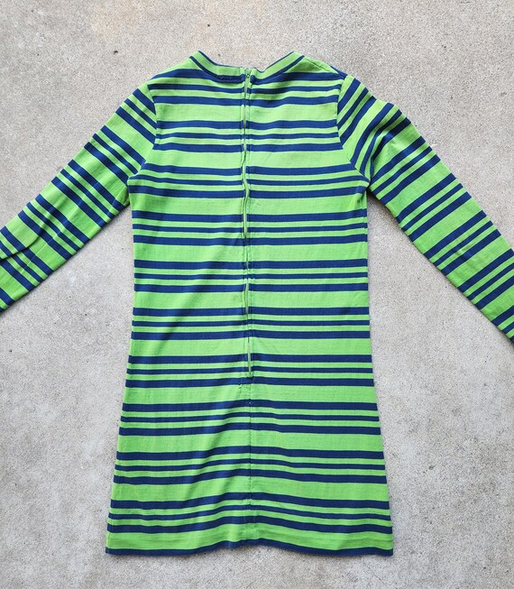 Vintage 60s Striped Shirt Dress - image 4