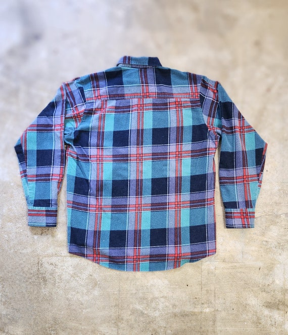 Vintage 80/90s Plaid Flannel - image 4