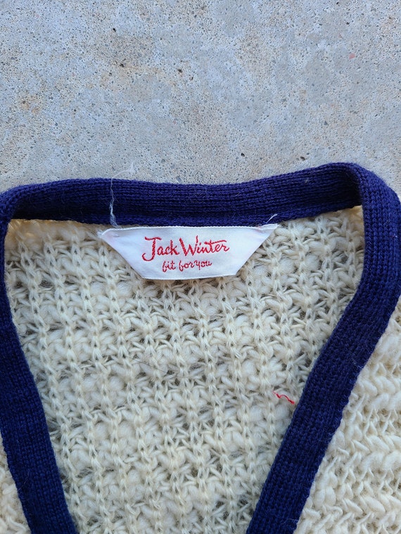 Vintage 70's, Long, Knit, Vest - image 4