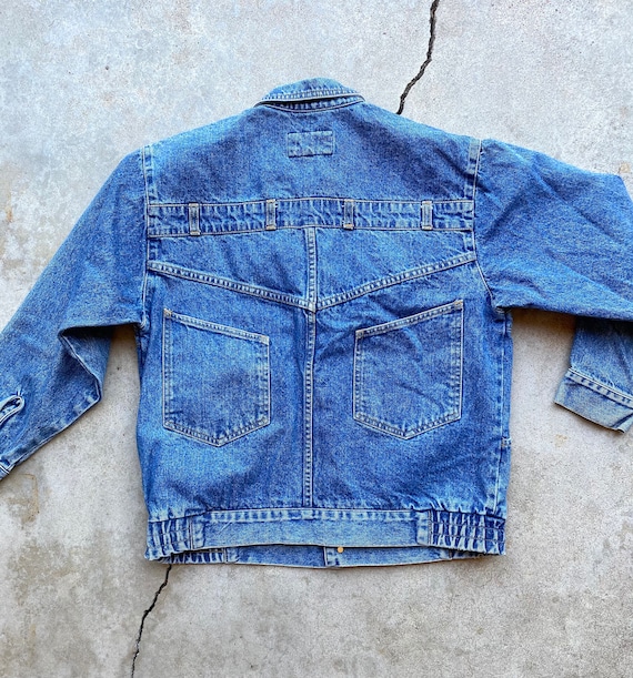 Vintage 80s Reworked Denim Jacket - image 5