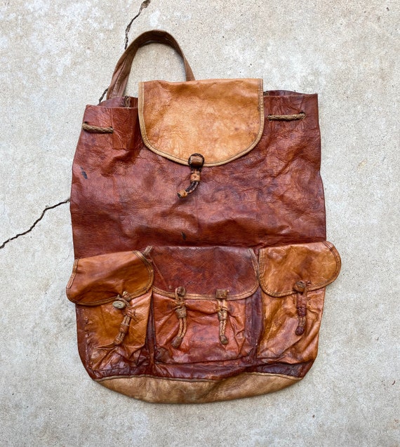Vintage 60’s Super Soft Leather Bucket Bag