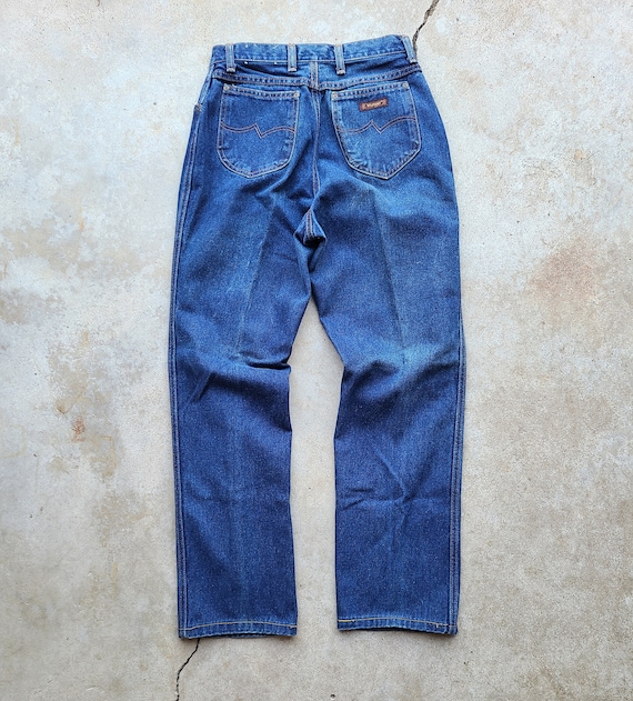 ▪️80‘s【WRANGLER】DENIM PANTS Vintage Wrangler Kids Jeans: 80s Western Denim Pants, Size 7