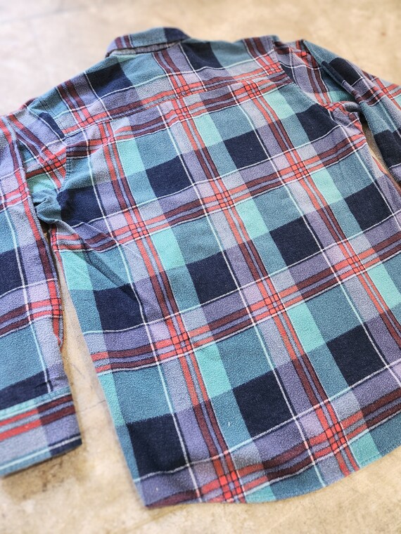 Vintage 80/90s Plaid Flannel - image 5