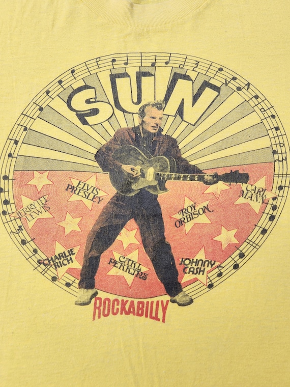 Vintage 80s, SUN Records, Rockabilly, Band Tee, G… - image 3