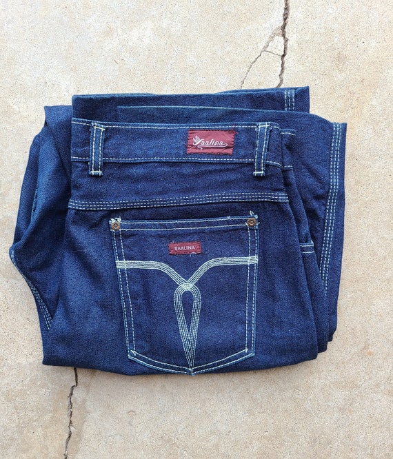 Vintage 70's, Saalina, Blue, Jeans