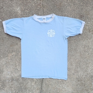 Vintage 70s Blue Ringer Tee