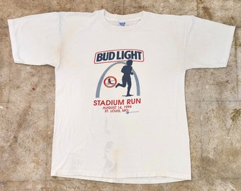 Vintage 94' Thrashed Bud Light St. Louis Stadium Run