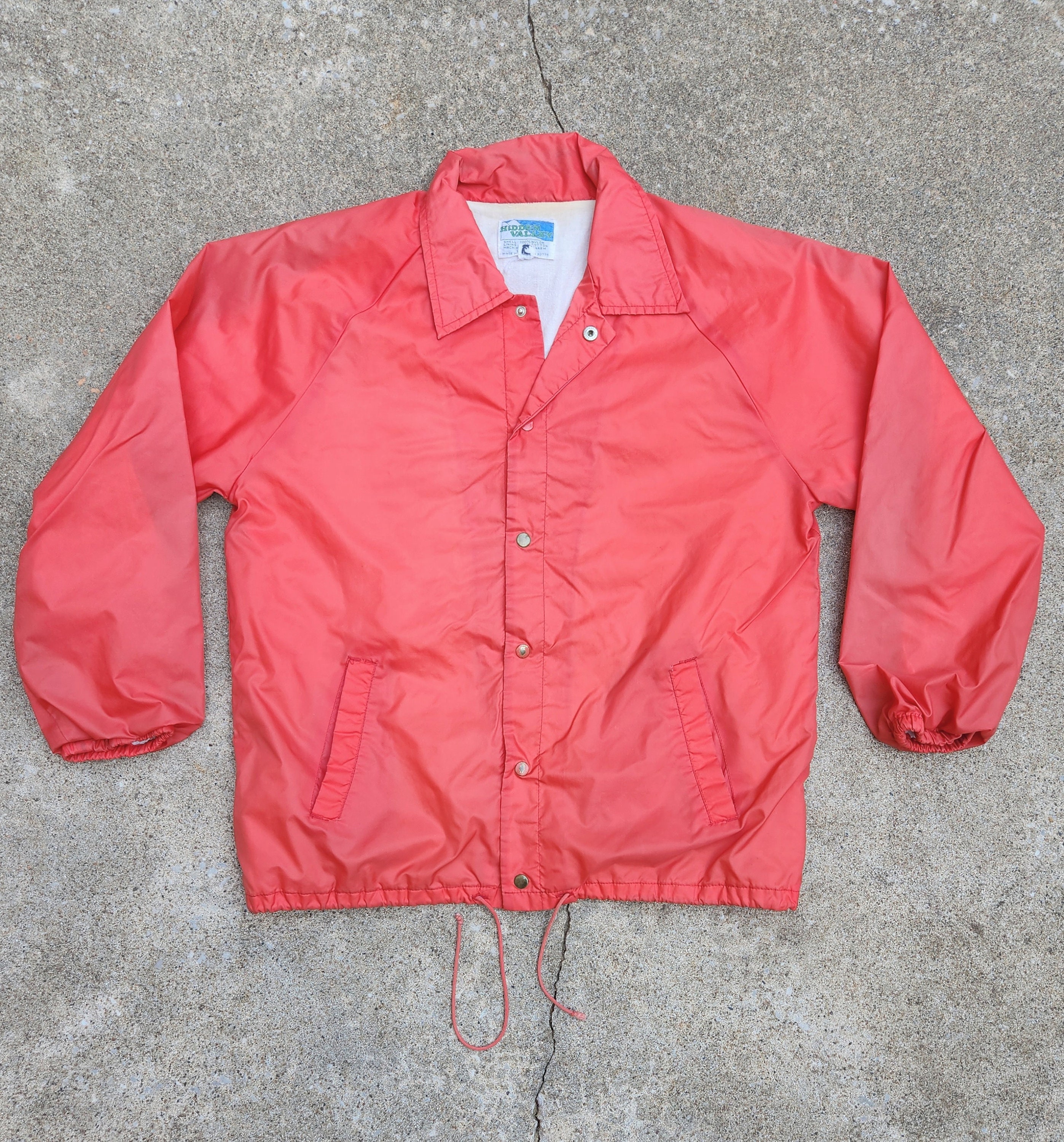 Vintage 70s Nylon Shell Cotton Lined Snap-up Jacket - Etsy