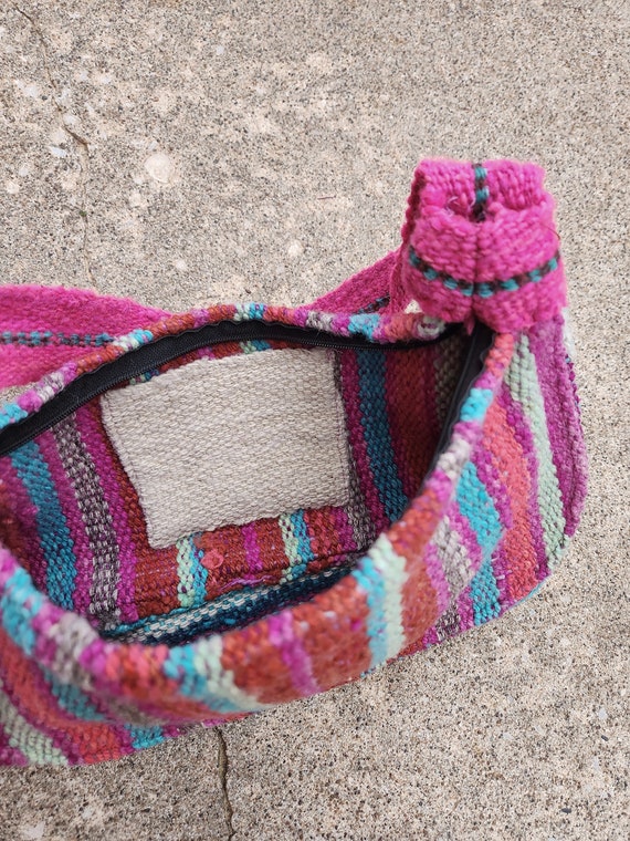 Vintage 80s/90s, Woven, Guatemalan Style, Purse - image 5