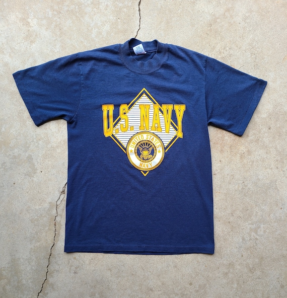 Vintage 80s US Navy T-shirt - Etsy