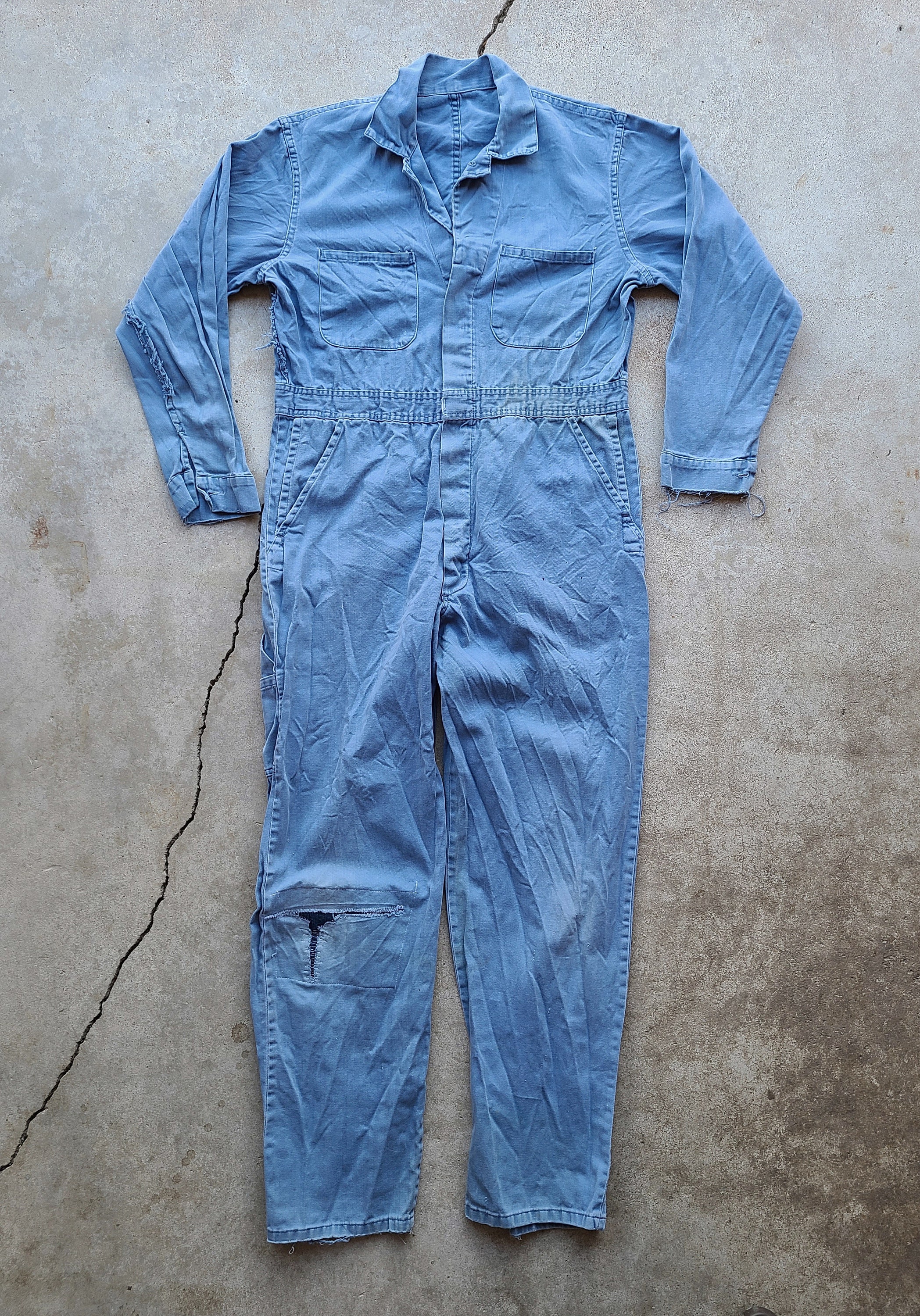 Blue Coveralls - Etsy
