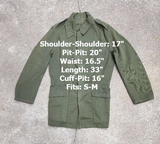 Vintage 40s WW2 British Military Cropped Denim Jacket Blouse
