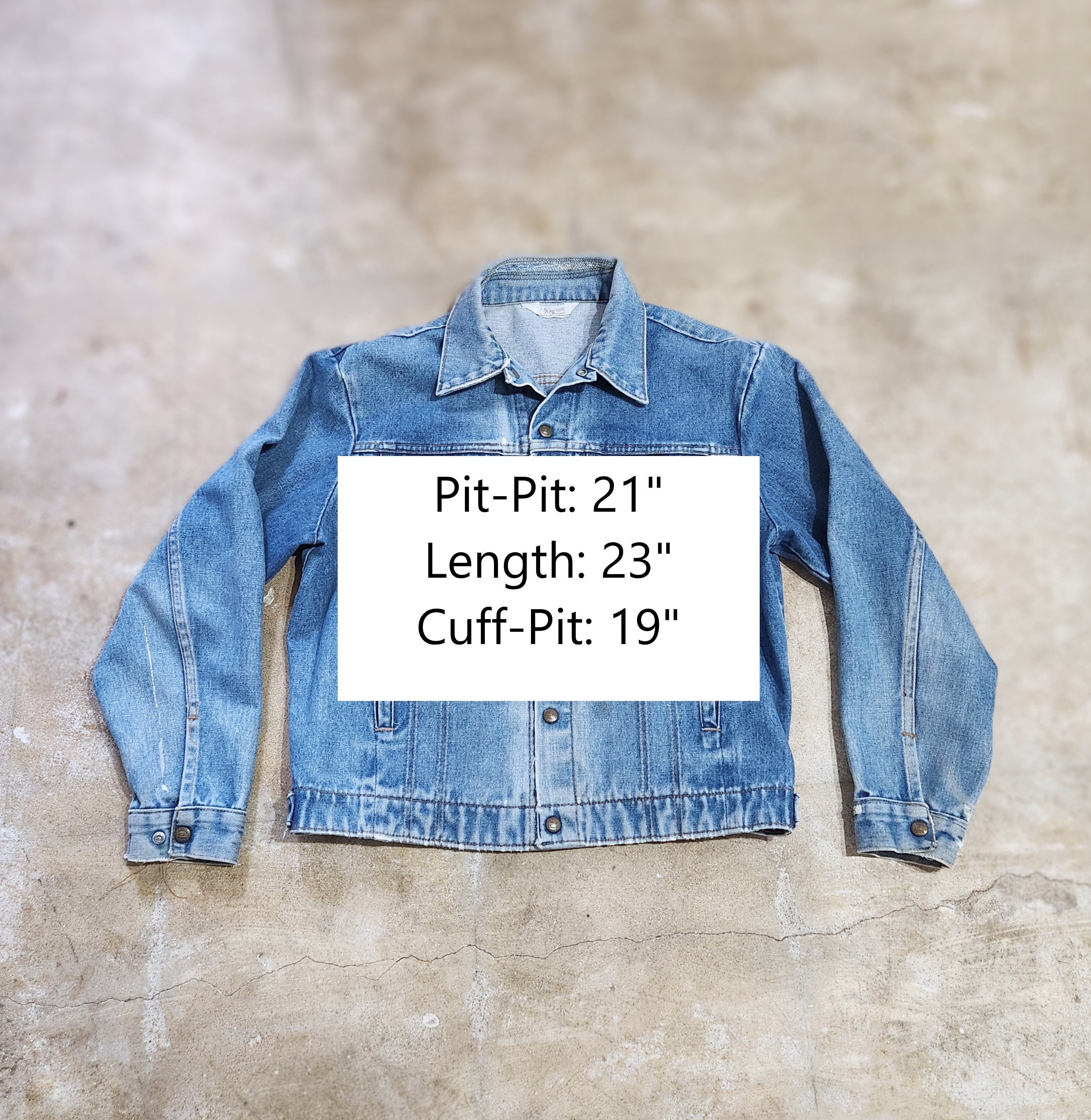 Vintage 60/70s Key Denim Jacket - Etsy Israel