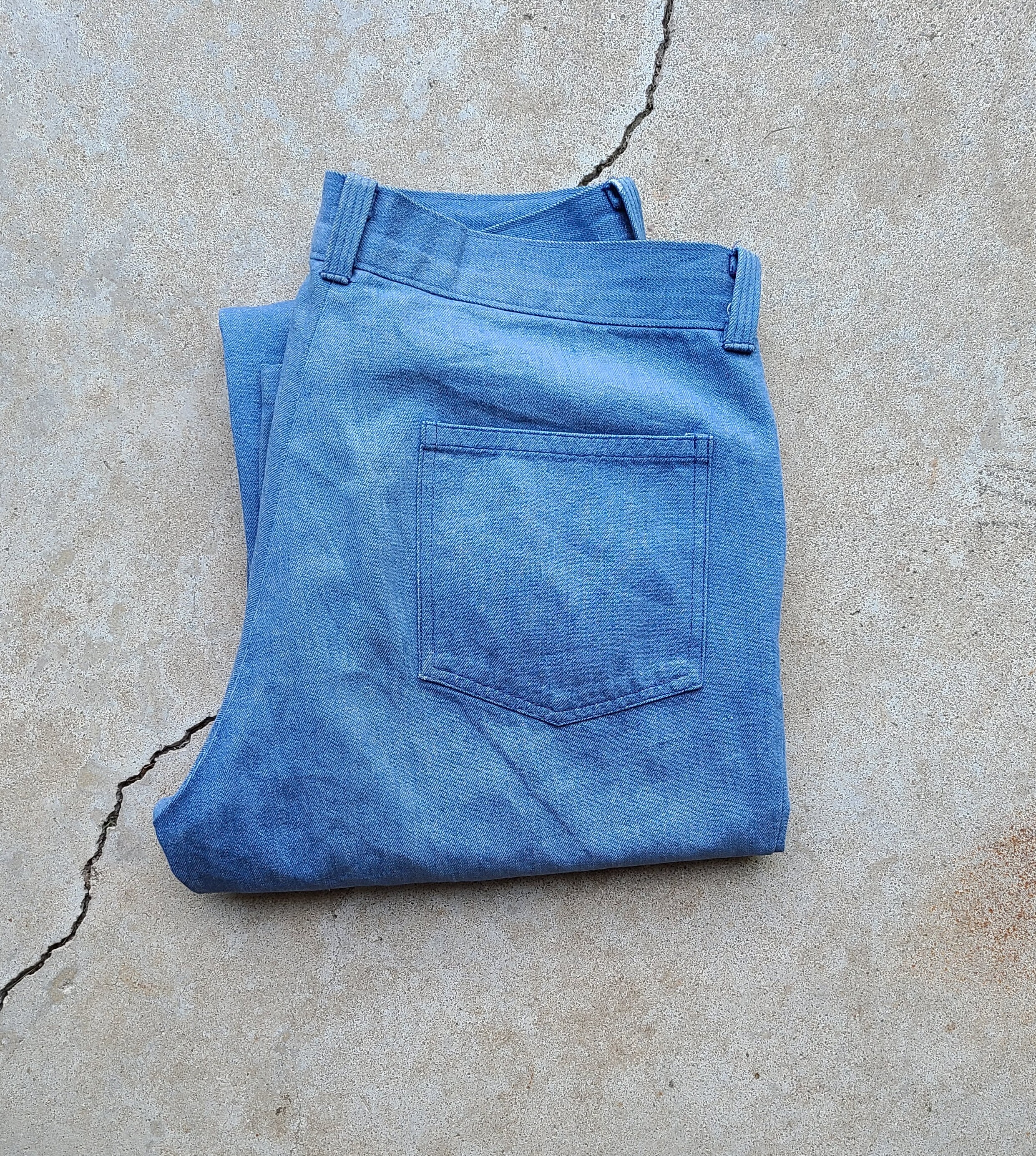 Vintage 50s/60s, Blue Jeans With Talon Zipper - Etsy
