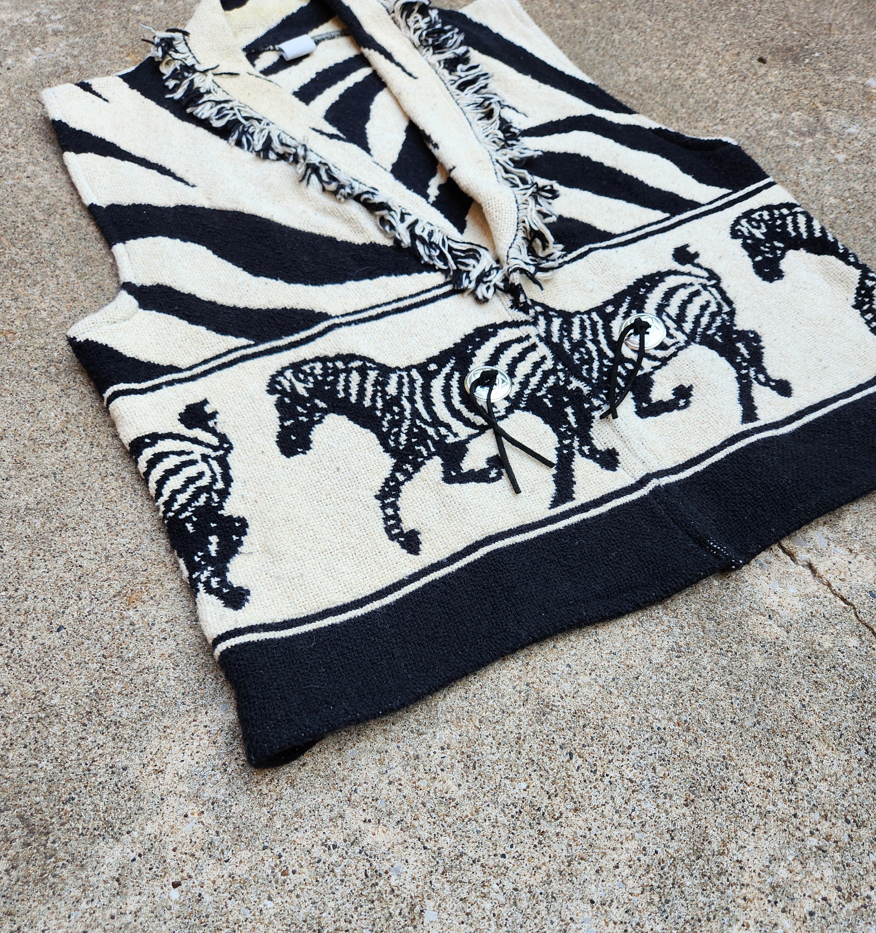 Vintage 90s, Zebra Print, Cotton Woven Vest - Etsy Vintage 90s, Zebra Print, Cotton Woven Vest - Etsy