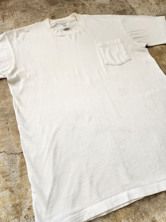 Antique White Double Pocket Tee