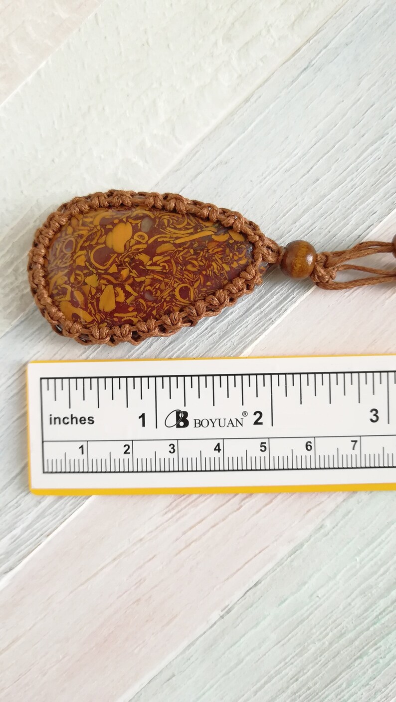 Shell jasper Elephant skin stone Fossilized seaweed positive energy necklace Cobra Stone Indian Script Stone MARIAM JASPER