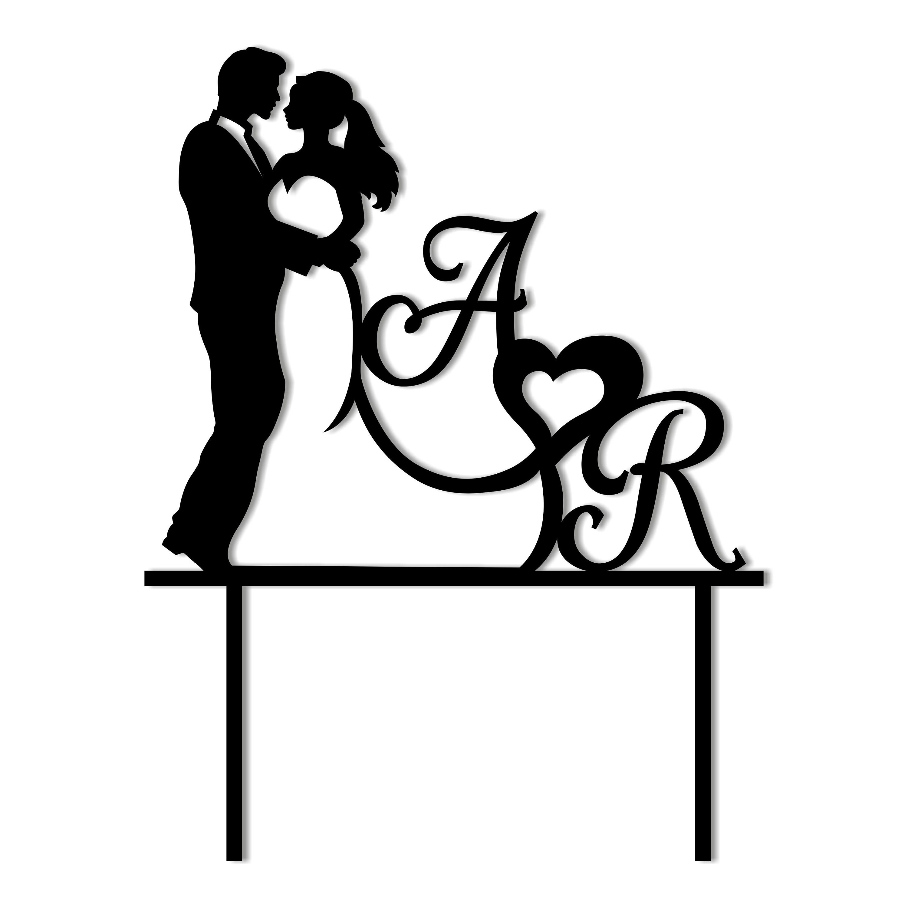 Mr and Mrs Cake Topper Wedding Topper Acrylic Cake Topper Etsy