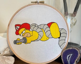 Homer Simpson - 7 Inch Embroidery