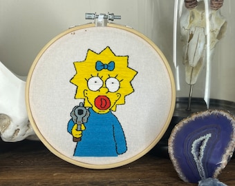 The Simpsons - Maggie Simpson - 5 Inch Embroidery