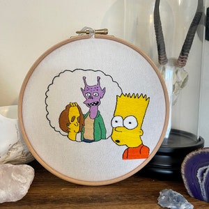 The Simpsons -Bart Simpson 7 Inch Embroidery