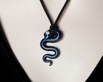 Snake totem jewelry Talisman pendant Amethyst pendant Snake Spirit animal pendant Wiccan jewelry Snake crystal necklace,Snake pendant