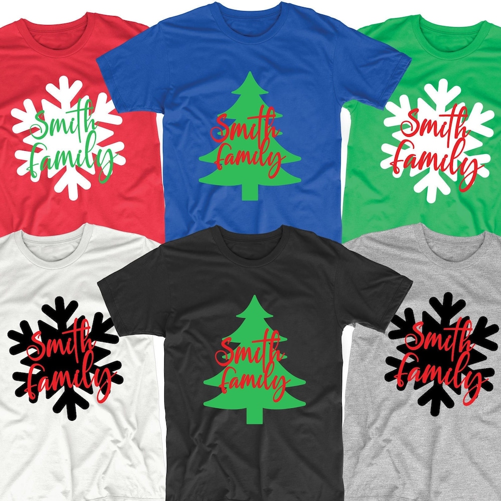 Matching Family Christmas Shirts, Personalized Christmas Shirts, Custom Matching Christmas Shirt, Custom Shirt, Christmas Tree Shirt