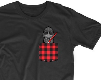 Christmas shirt, Buffalo plaid pocket shirt, Disney Christmas shirt, Christmas family matching shirts, Red plaid, Matching family shirts  