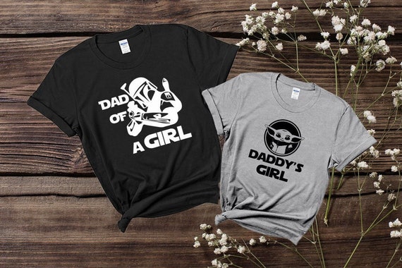 Daddy and Daughter Shirts, Disney Father Daughter Matching Star Wars Shirts,  Star Wars Dad, Daddy's Girl Shirt, Dad of Girls, Daddy and Me 
