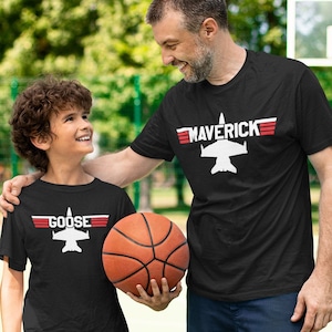 Pilot copilot shirts, Maverick and Goose shirts, Father son shirts, Matching daddy and son, Fathers day shirts, Dad and baby matching