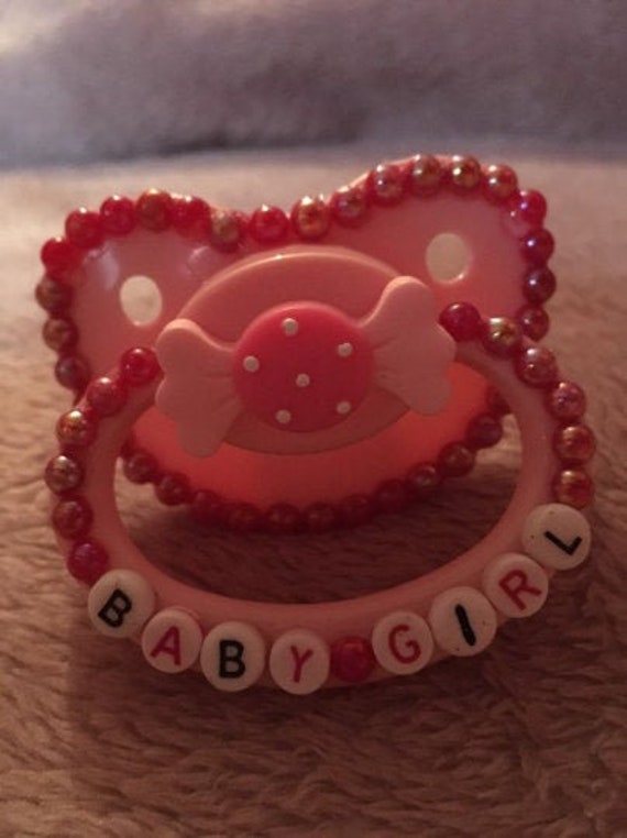 cute pacifiers baby girl