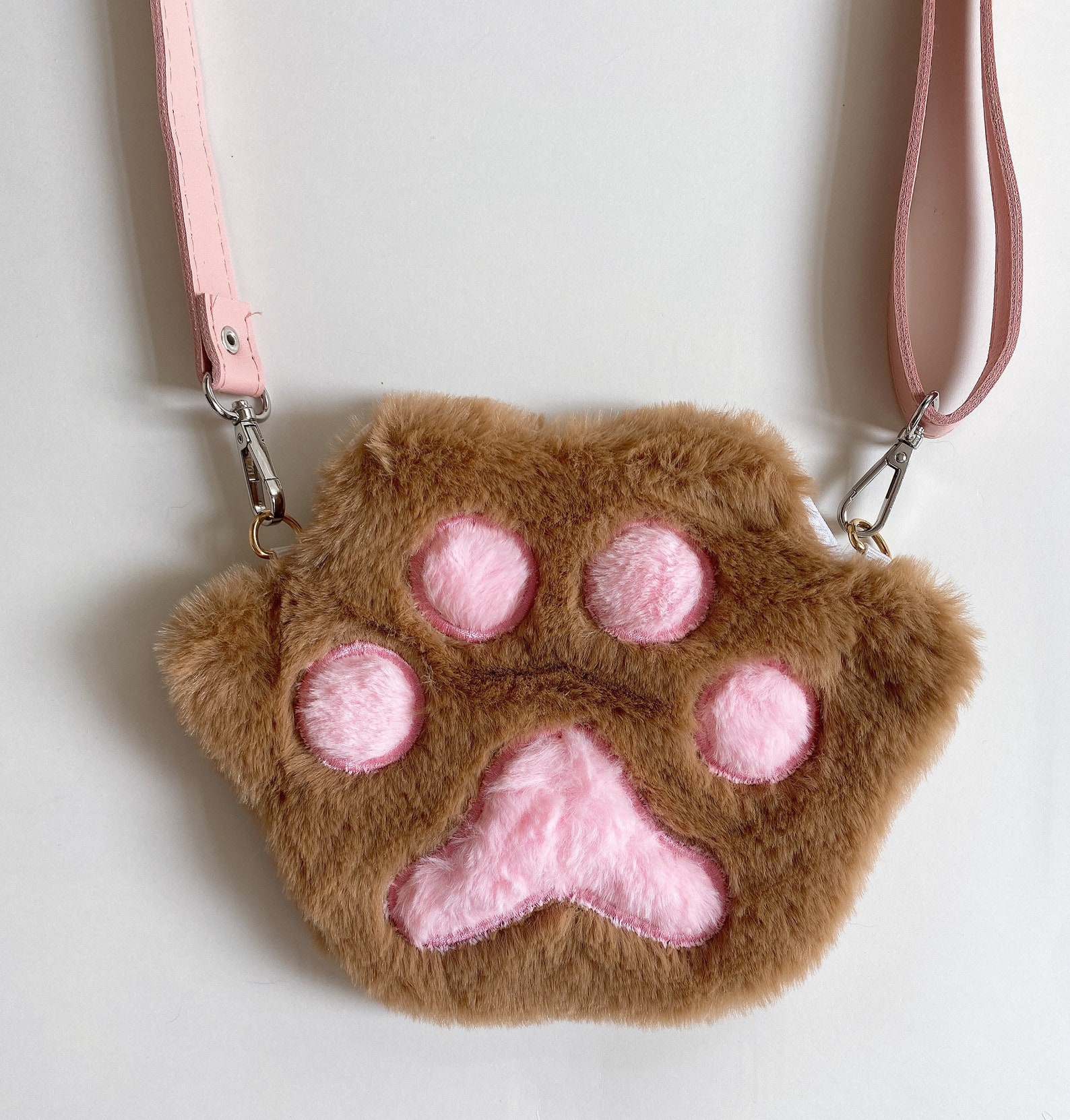 Fluffy Kitty Paw Handbag Shoulder Bag Cat Bag Kawaii Bag Etsy